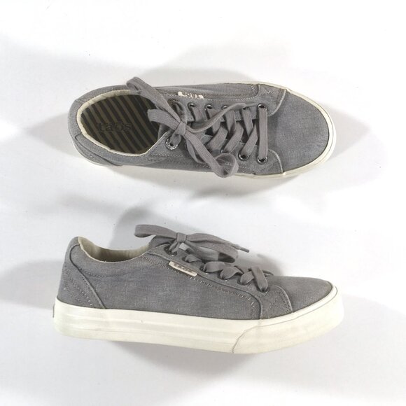 Taos Plim Soul Lace Up Sneakers Womens Size 7 Taupe PLS-13644 - Picture 1 of 9